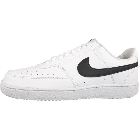 NWT Nike Men\'s Low-Top Sneakers, White/Black-Size 10.5